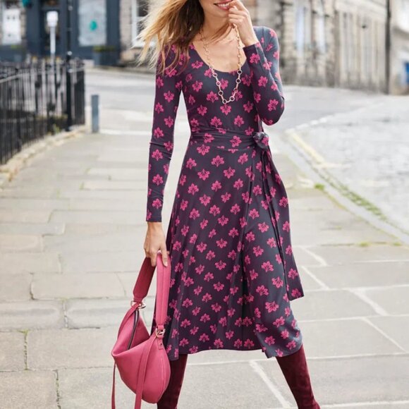 Boden Silvia Jersey Dress - Picture 1 of 7